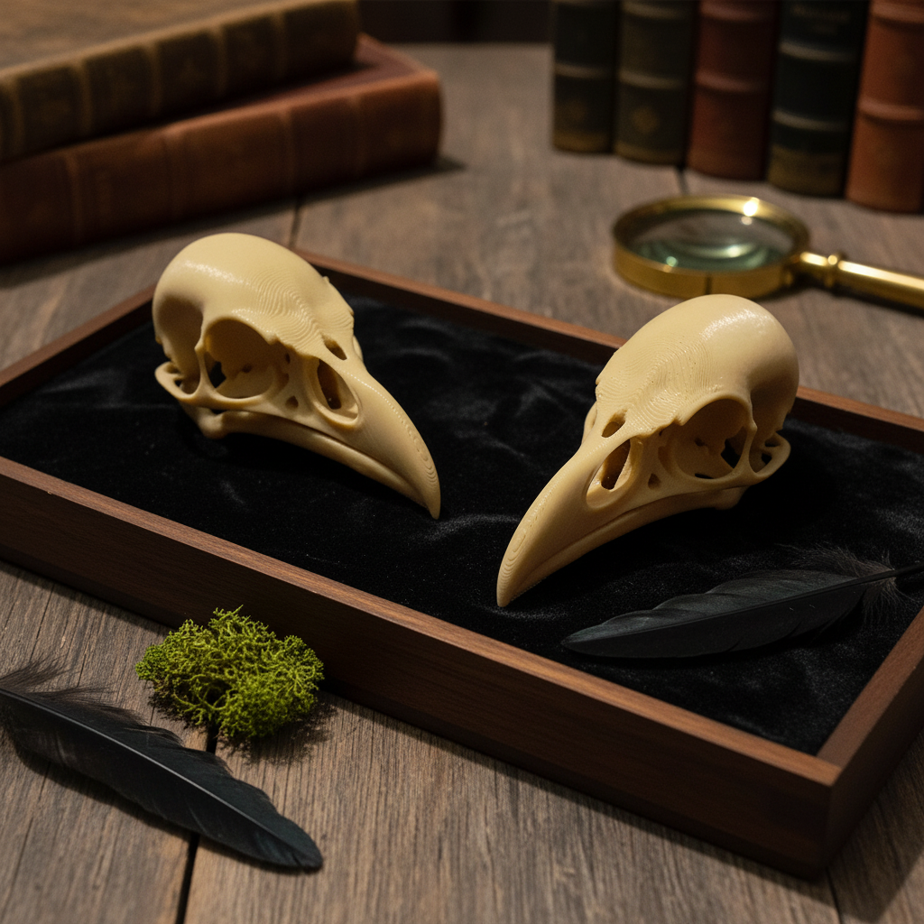 Raven Skull Decor – Because Your Vibe Says “Mystical but Don’t Test Me”