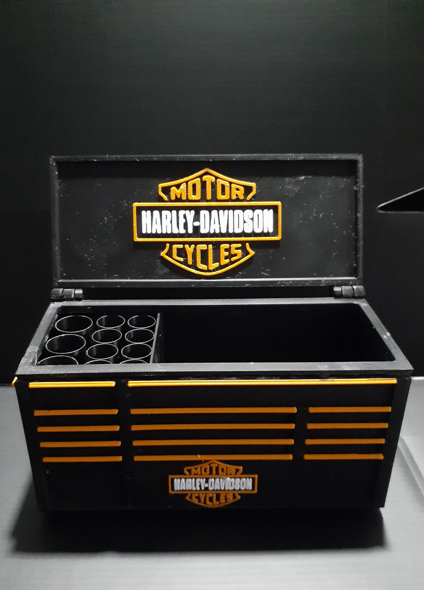 Motorcycle Brand Inspired Desktop Organizers
