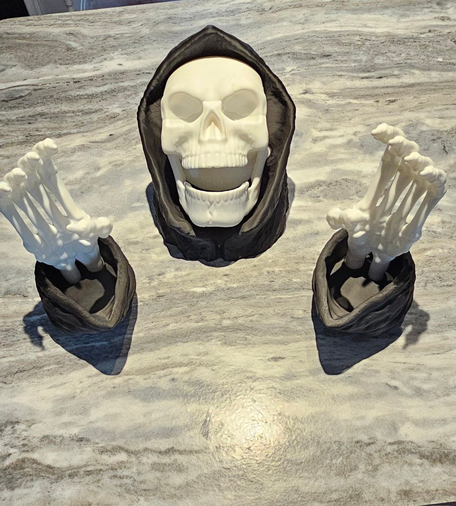The Reaper’s AFK Station — Wall-Mounted Headphone & Controller Holder