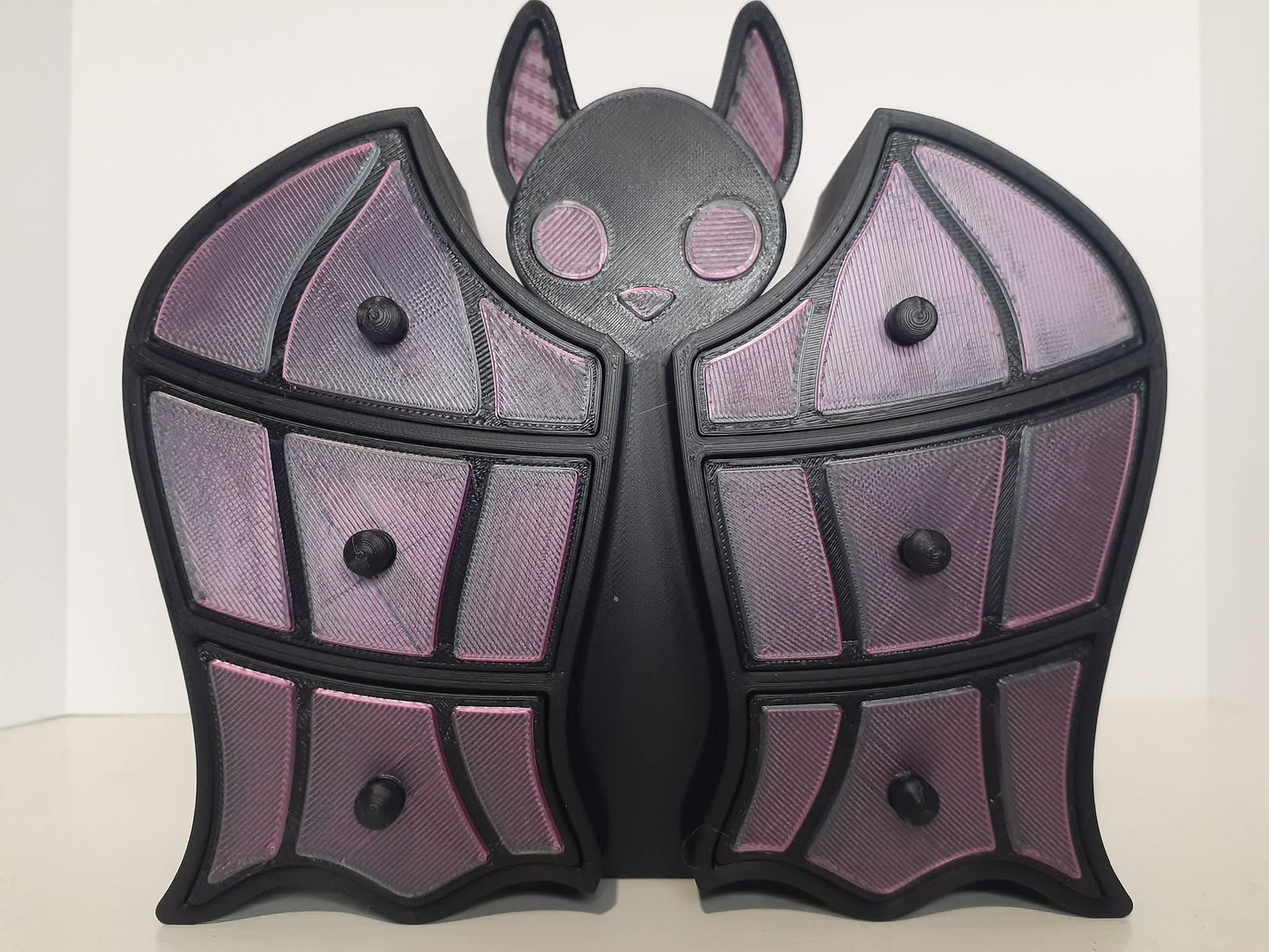 Goth Bat Chaos Cabinet – The Winged Trinket Hoarder With 6 Drawers of Pure Spookery