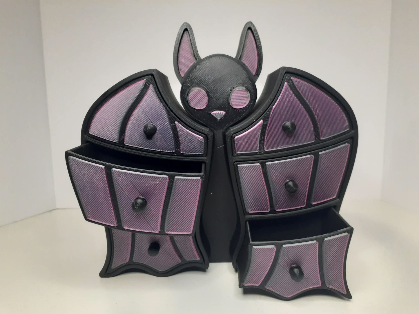 Goth Bat Chaos Cabinet – The Winged Trinket Hoarder With 6 Drawers of Pure Spookery